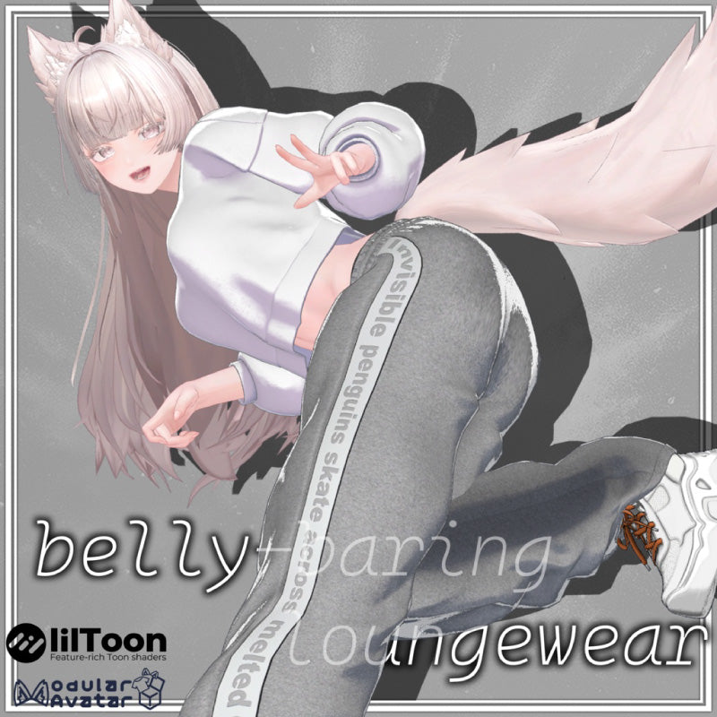 [20251127 - ] "Shop YahoYaho" Belly-baring Loungewear (For VRChat)