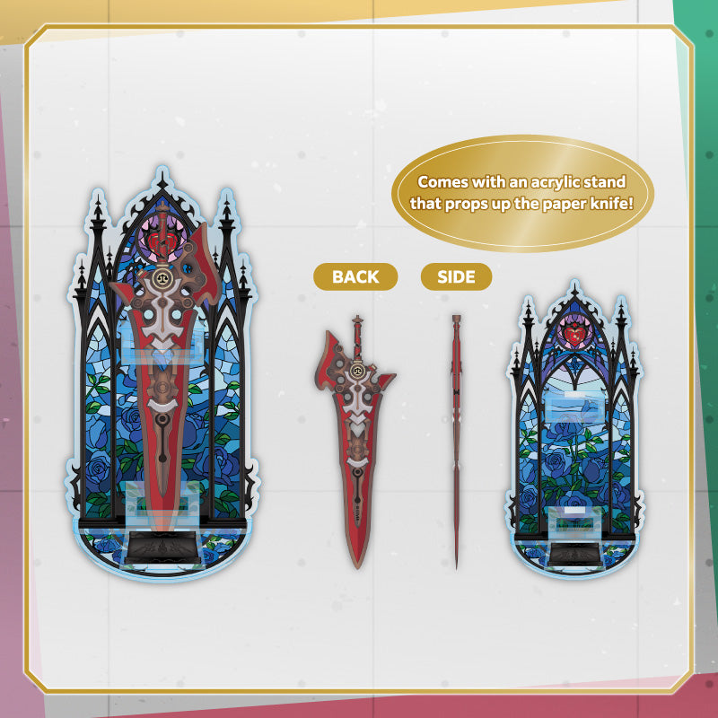 [20250817 - 20250922] "hololive English -Justice- 3D化纪念" 开信刀&亚克力立牌 (伊丽莎白·露丝·布拉德弗雷姆)