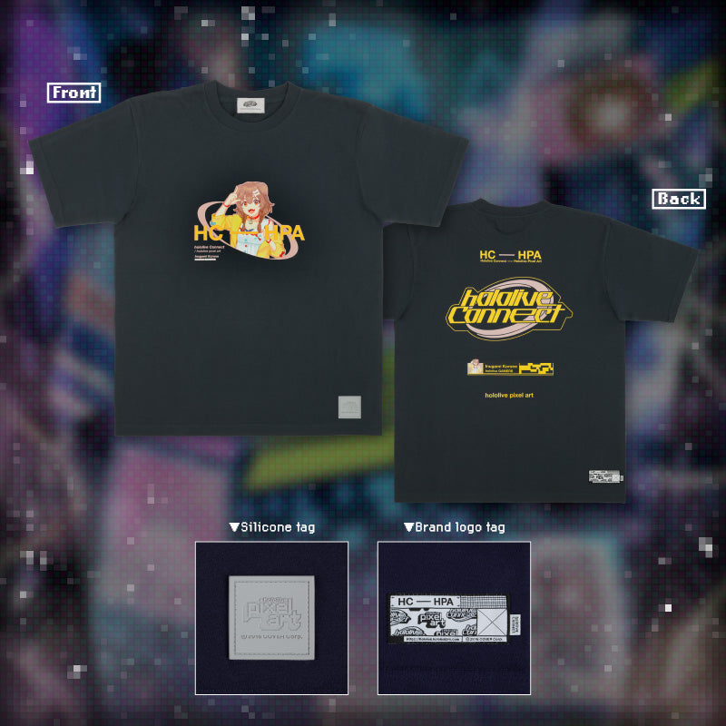 [20241125 - ] "hololive Connect hololive pixel art GAMERS" Colored ver. T-Shirt