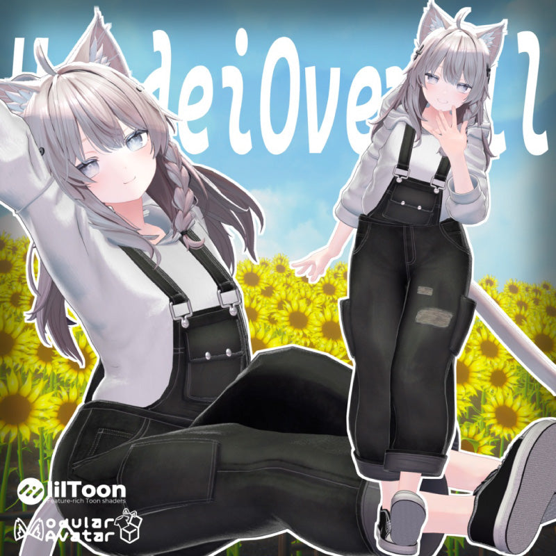 [20251127 - ] "Shop YahoYaho" Hoodie Overall 【17 avatars】 (For VRChat)