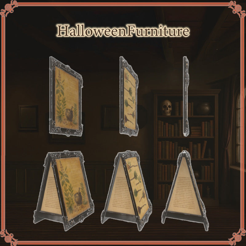 [20251021 - ] "IKA 3DCG art studio" Halloween Furniture (29 items) [For VRChat]