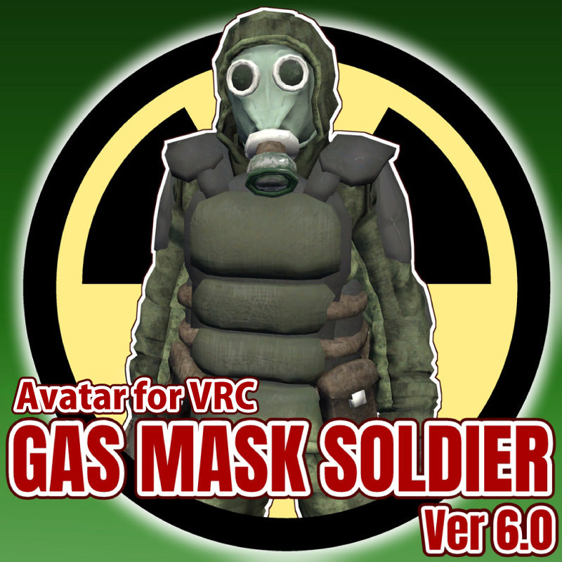 Gas Mask Soldier Ver. 6.0 – PC & Quest VRChat Avatar | Geek Jack VR