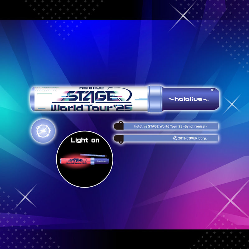 "hololive STAGE World Tour ‘25 -Synchronize!- 演唱会周边" 荧光棒