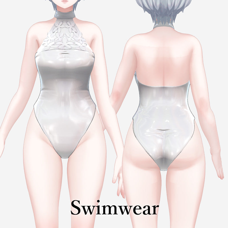 [20241129 - ] "monoTone" 3D Avatar Outfit 5 Avatars Compatibility "One-piece & Swimwear" [Compatible with Shinra/Manuka/Selestia/Sio/Kikyo] (for VRChat)