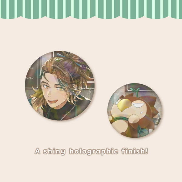 [20251117 - 20251222] "Goldbullet 2nd Anniversary" Yummy Bubby Button Badge Set!