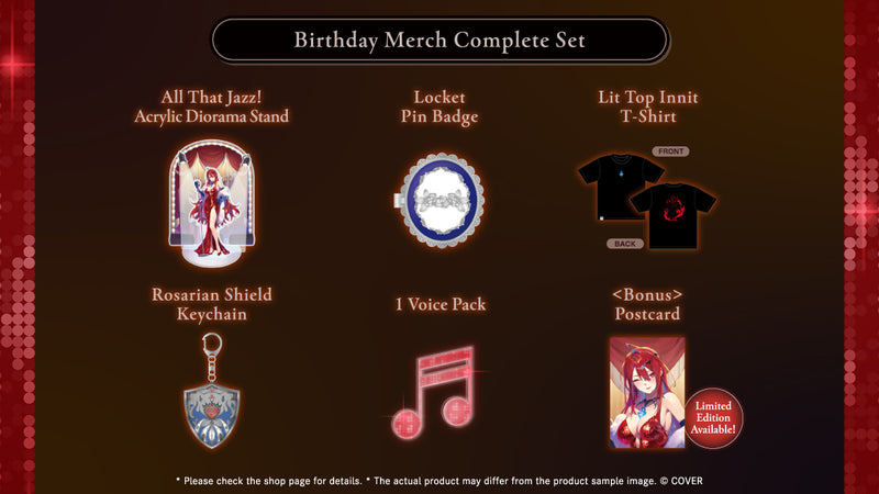 [20250425 - 20250526] [预约生产/复印版特典] "伊丽莎白·露丝·布拉德弗雷姆 生日纪念2025" 全套套装