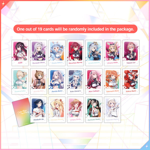 "hololive 6th fes. Color Rise Harmony 演唱会周边" 随机拍立得风卡片