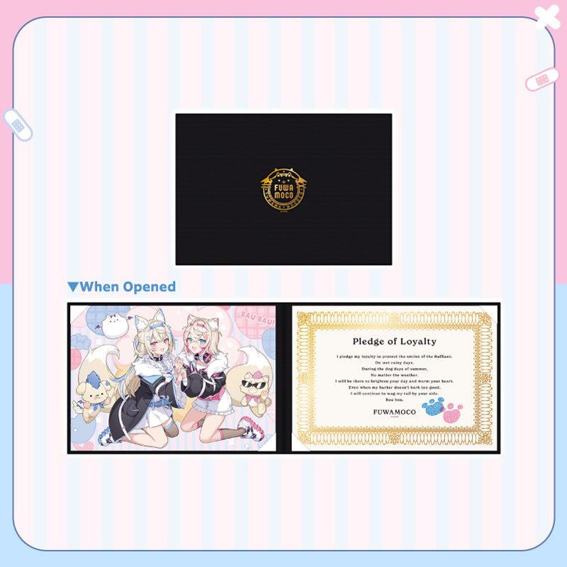 [20250502 - 20250602] "FUWAMOCO 1 Million Subscribers Celebration" FUWAMOCO Pledge of Loyalty Certificate