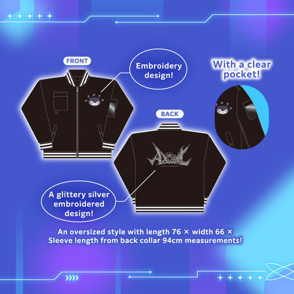 [20250830 - 20251006] "hololive English -Advent- 2周年纪念" 刺绣飞行夹克