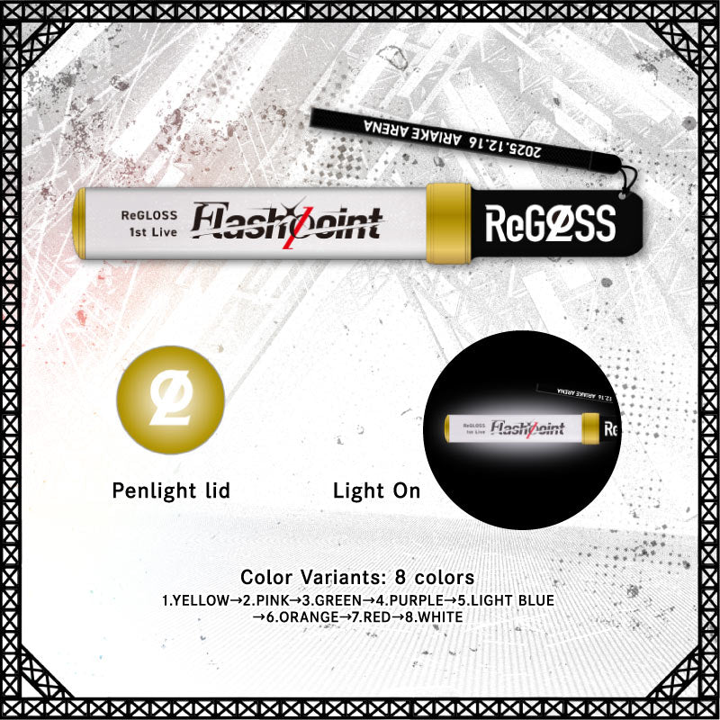 【Advanced shipping】ReGLOSS 1st Live “Flashpoint” Concert Merch - Light Stick