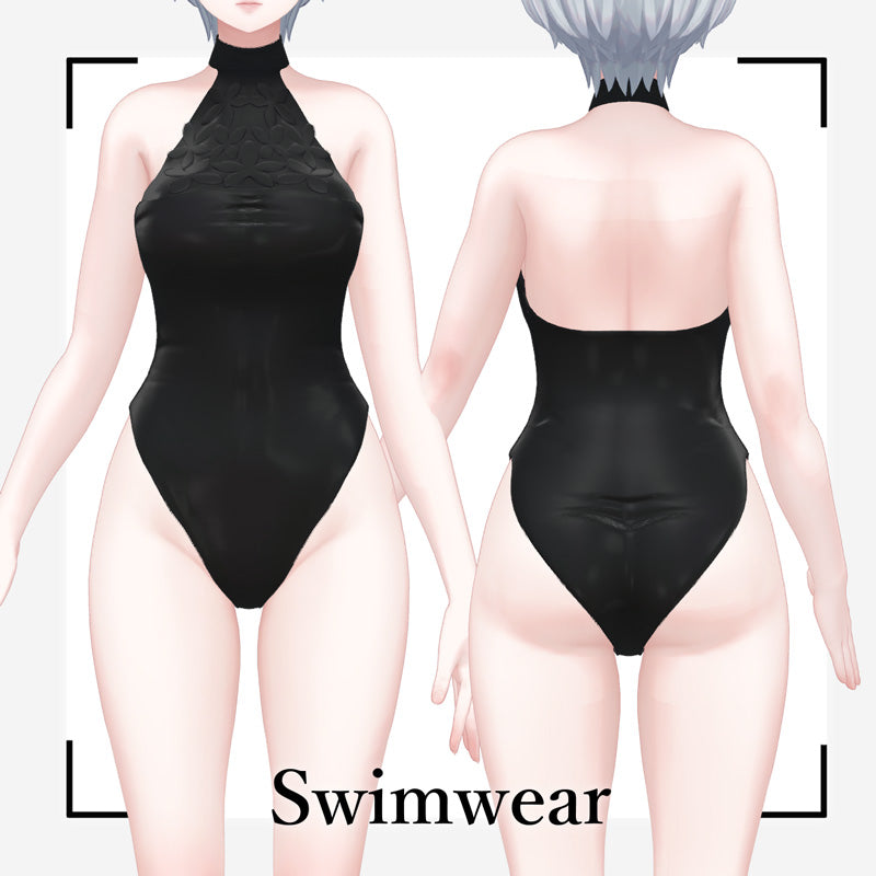 [20241129 - ] "monoTone" 3D Avatar Outfit 5 Avatars Compatibility "One-piece & Swimwear" [Compatible with Shinra/Manuka/Selestia/Sio/Kikyo] (for VRChat)