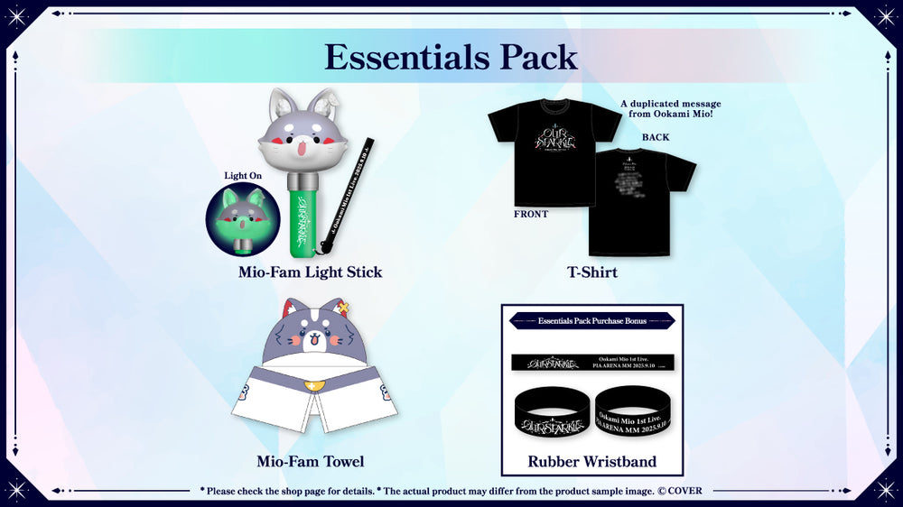 Ookami Mio 1st Live. “Our Sparkle” Concert Merch – Geek Jack