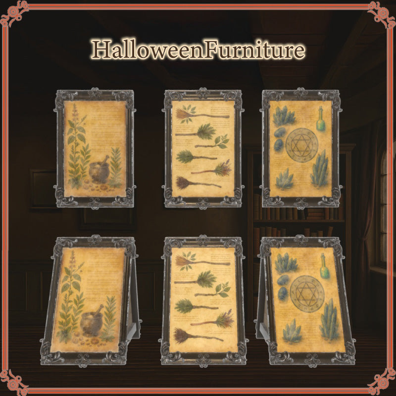 [20251021 - ] "IKA 3DCG art studio" Halloween Furniture (29 items) [For VRChat]
