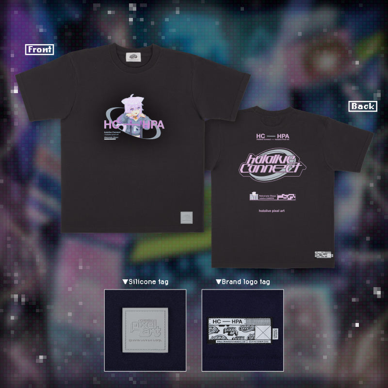 [20241125 - ] "hololive Connect hololive pixel art GAMERS" Colored ver. T-Shirt