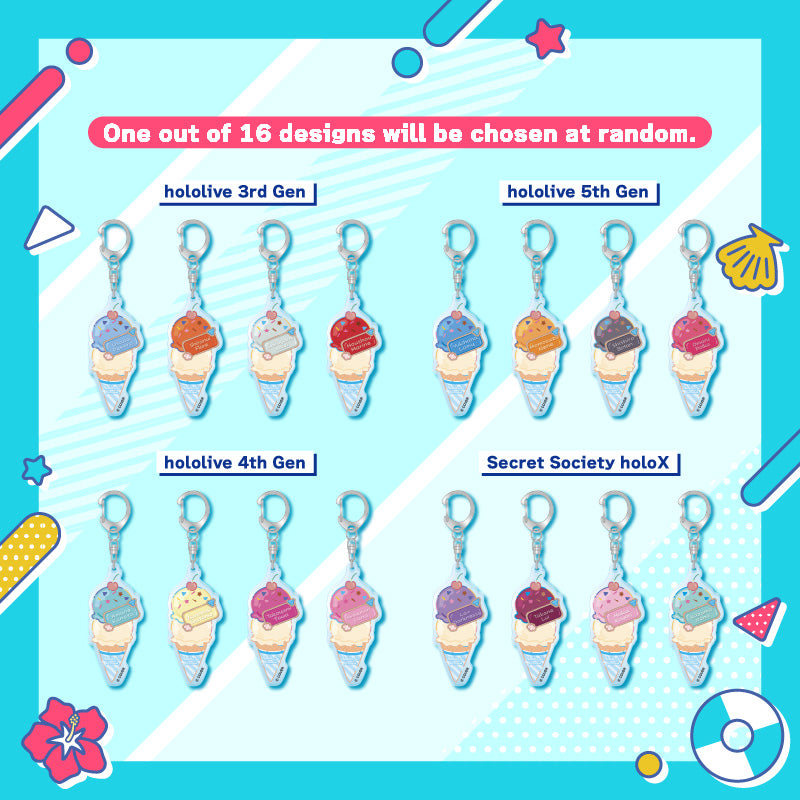 [20250709 - ] "holoNatsu Paradise Merch vol.1" Random Acrylic Charm