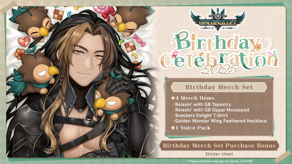 [20250701 - 20250804] "Goldbullet Birthday Celebration 2025" Merch Complete Set