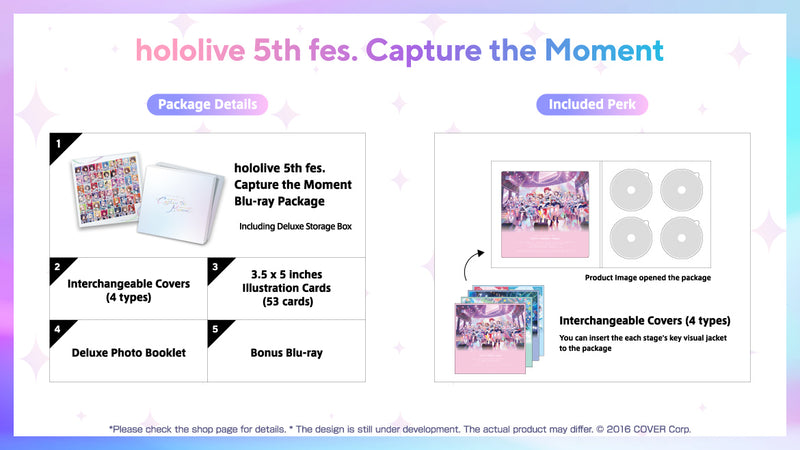 [20240914 - 20241015] "hololive 5th fes. Capture the Moment" Blu-ray