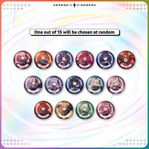 フワモコ　ホロライブ EN 3rd Concert 缶バッジ Made-to-order】hololive English 3rd Concert -All for One- Concert