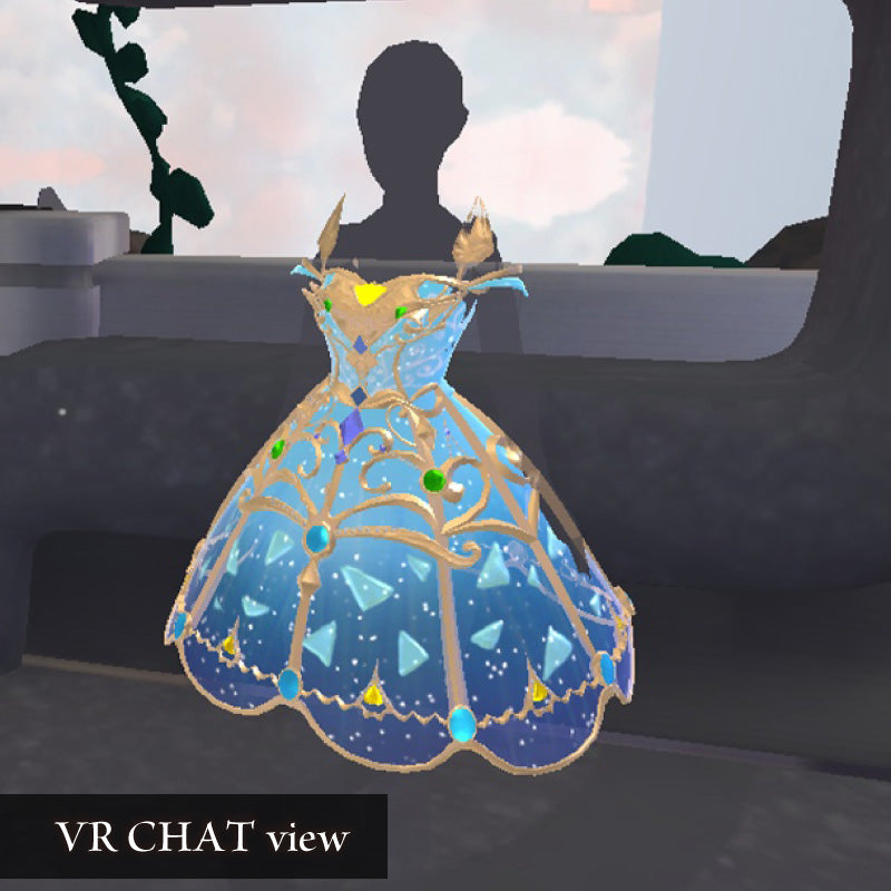 [20250623- ] "Gloria's Boutique" 魔法妖精裙（适用于游戏 + FBX + Blend + VRChat）