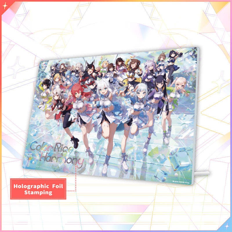 "hololive 6th fes. Color Rise Harmony Concert Merchandise" Key Visual Acrylic Panel