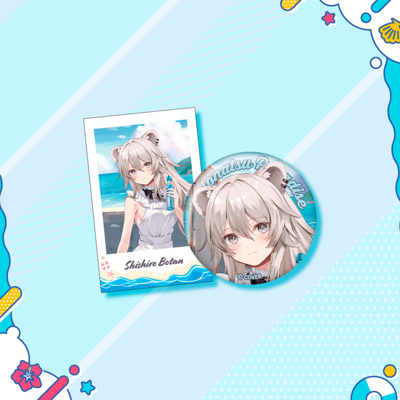 [20250726 - 20250901] "holonatsu Paradise Merch vol.2" Button Badge &Cheki-Style Card Set - Gen 5 & Secet Society holoX