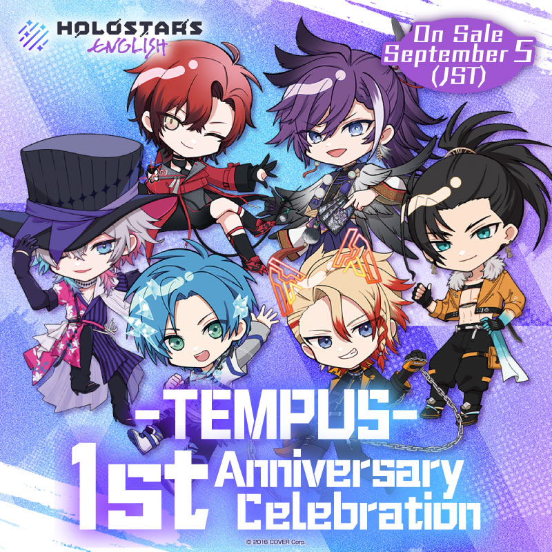 [20230905 - 20231010] "HOLOSTARS English -TEMPUS- 1st Anniversary Celebration" Merch Complete Set
