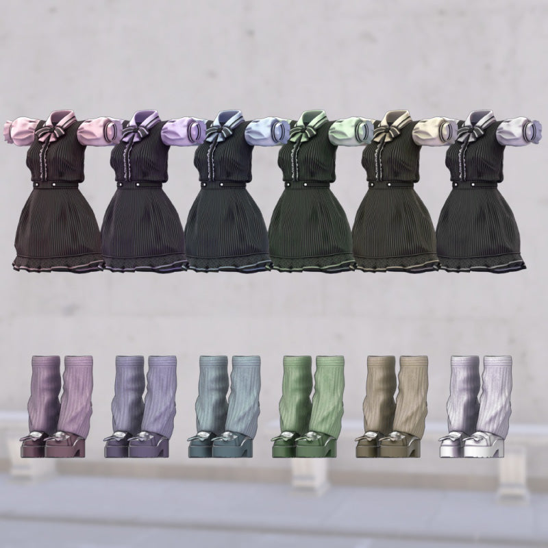 [20251127 - ] "Shop YahoYaho"【10 avatars】Chic Girly Co-ord (For VRChat)