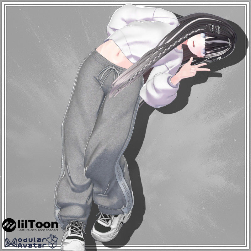 [20251127 - ] "Shop YahoYaho" Belly-baring Loungewear (For VRChat)