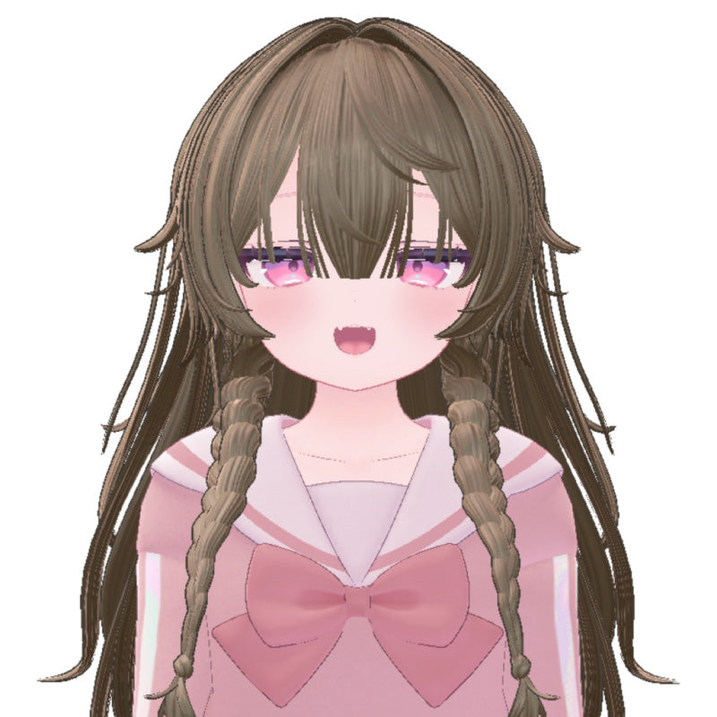 [20251127 - ] "Shop YahoYaho"【兼容 13 款 avatar】双马尾辫 (适用于VRChat)