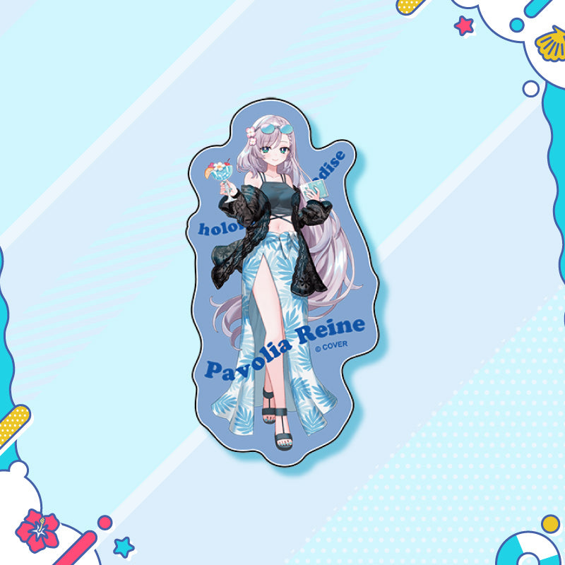 [20250726 - 20250901] "holonatsu Paradise Merch vol.2" Clear Sticker - hololive Indonesia
