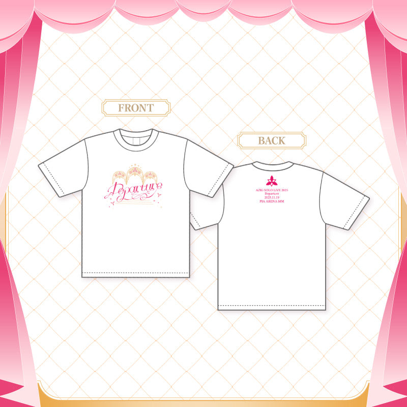 【Advanced shipping】AZKi SOLO LiVE 2025 "Departure" Concert Merch - T-Shirt