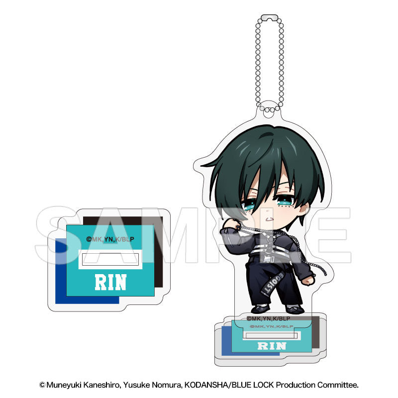 [20241004 - ] "BLUE LOCK" Chibi Character Acrylic Stand Keychains Harness Style