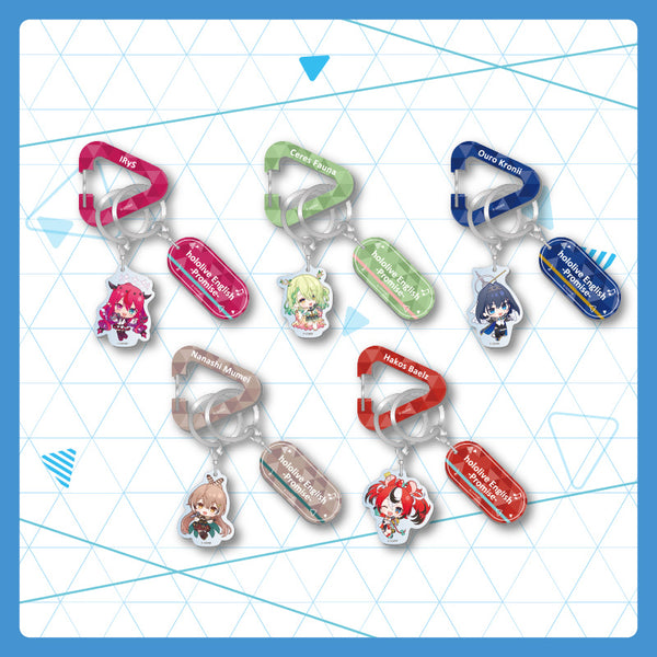 [20241001 - ] "holomini Vocal Series hololive English -Promise-" Carabiner Keychain