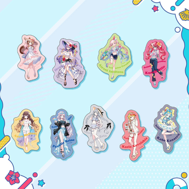 [20250726 - 20250901] "holonatsu Paradise Merch vol.2" Clear Sticker - hololive Indonesia