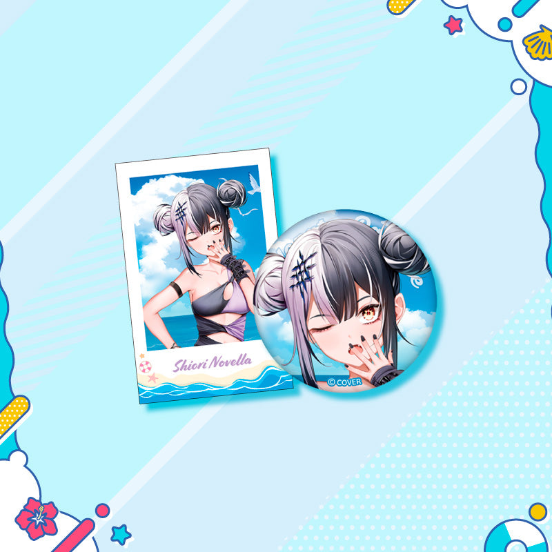[20250726 - 20250901] "holonatsu Paradise Merch vol.2" Button Badge &Cheki-Style Card Set - hololive English
