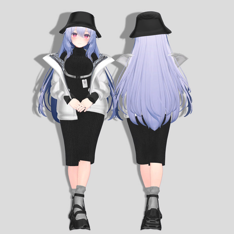 [20241129 - ] "monoTone" 3D Avatar Outfit 5 Avatars Compatibility + Base Model Included "Casual Chic" [Compatible with Artemis/Lapwing/Shinra/Kikyo/Binah] (for VRChat)