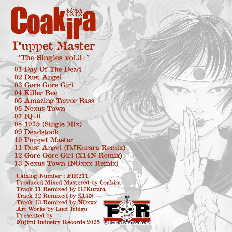 [20250801 - ] "Coakira"「Puppet Master "The Singles vol.3+"」CDR