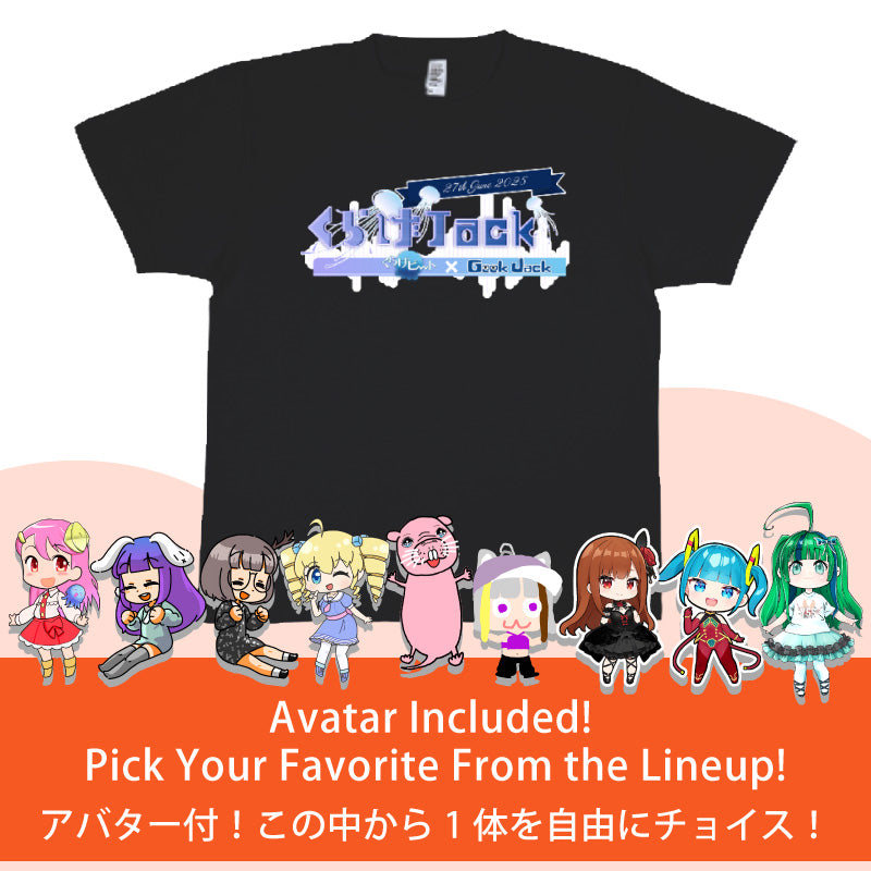 [20250626 - 20250630] "Kurage Jack (くらげJack)" T-shirt（Tシャツ）※Includes Dress Code Avatar（※ドレスコードアバター付）