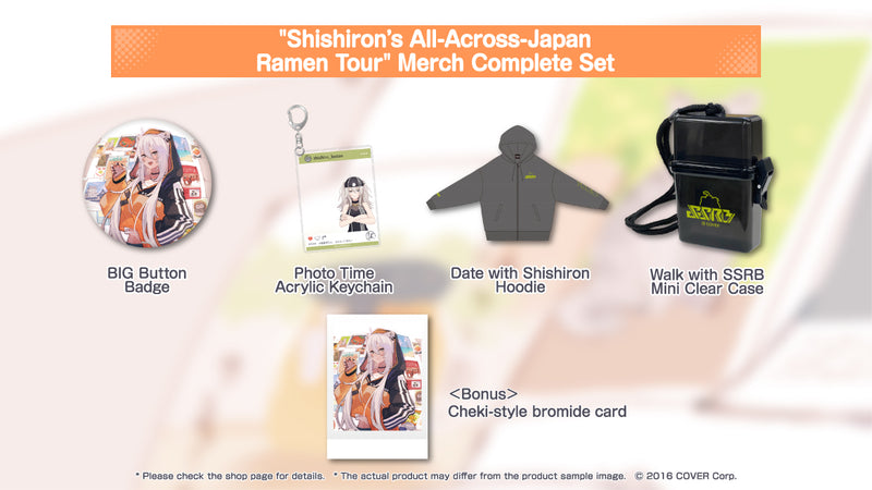 [20240204 - 20240304] "[Shishiron’s All-Across-Japan Ramen Tour] Merchandise" Merch Complete Set
