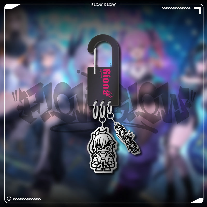 [20241109 - 20241209] "FLOW GLOW Debut Celebration" Metallic Carabiner Keychain