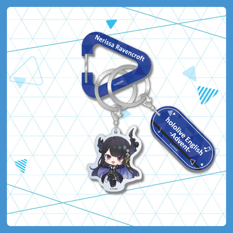 [20240723 - ] "holomini Vocal Series hololive English -Advent-" Carabiner Keychain