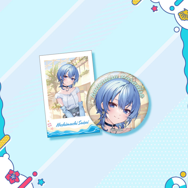 [20250726 - 20250901] "holonatsu Paradise Merch vol.2" Button Badge &Cheki-Style Card Set - Gen 0 & Gen 1 & Gen 2