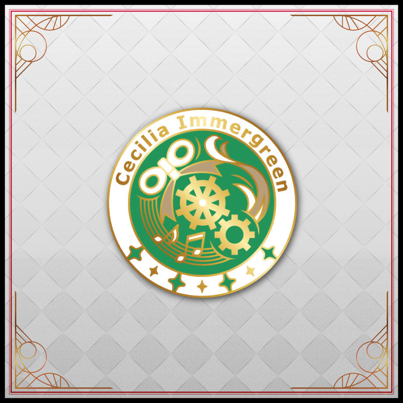 [20241229 - 20250203] "hololive English -Justice- Half-Year Anniversary" Motif Pin Badge