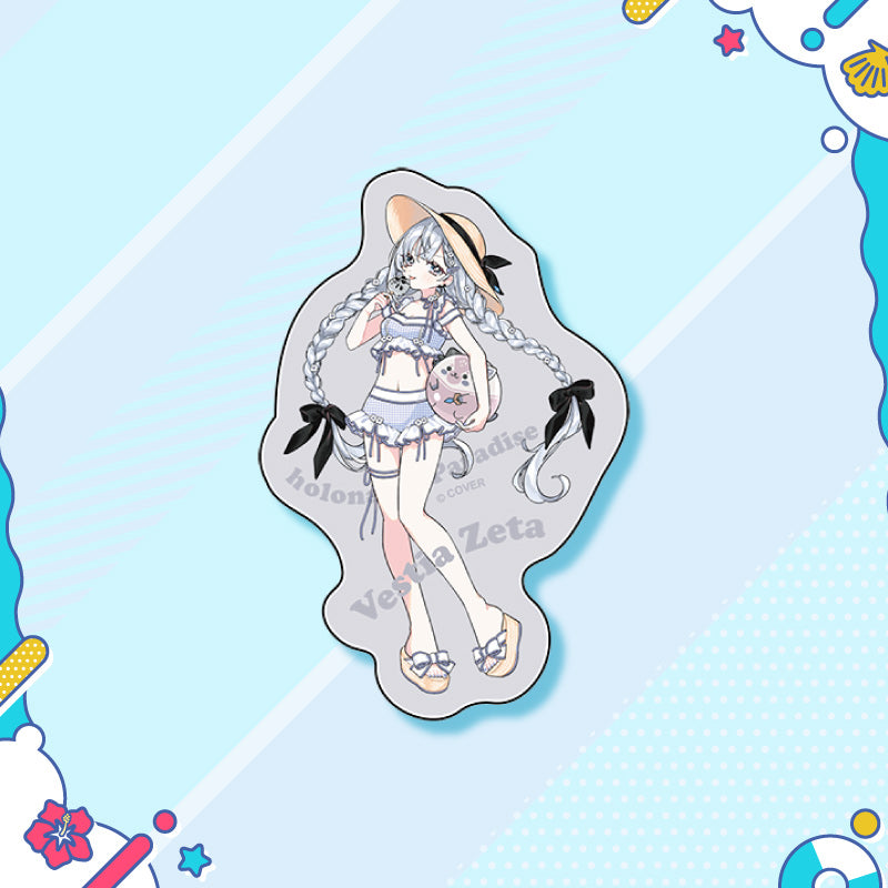 [20250726 - 20250901] "holonatsu Paradise Merch vol.2" Clear Sticker - hololive Indonesia