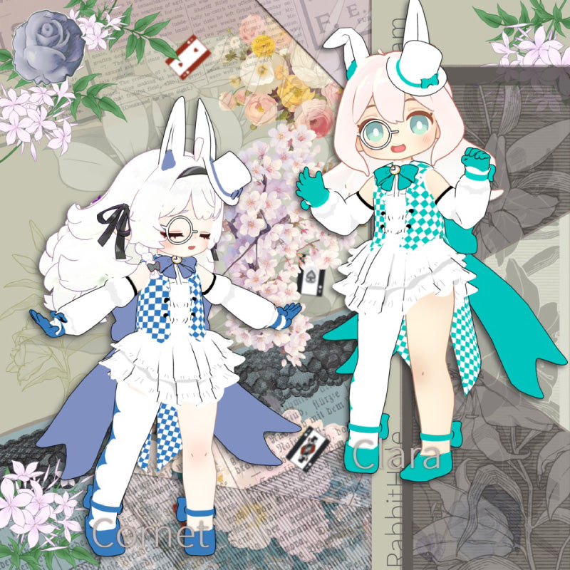 Rabbit Hole — VRChat White Rabbit Outfit for 4+ Avatars | Geek Jack VR