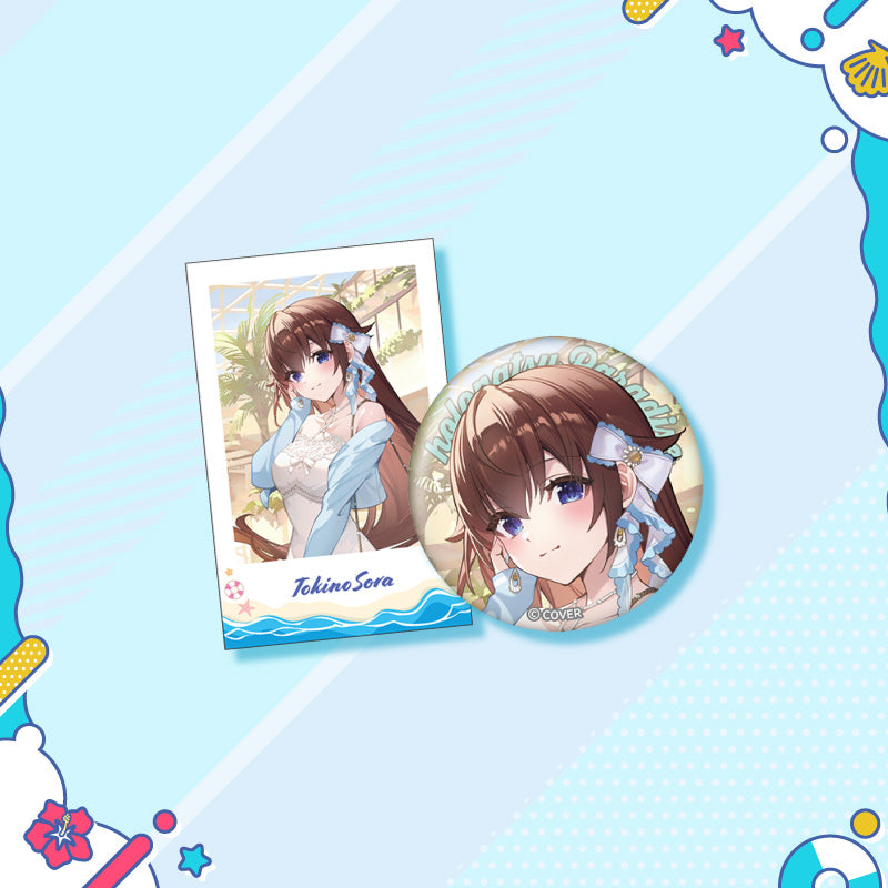 [20250726 - 20250901] "holonatsu Paradise Merch vol.2" Button Badge &Cheki-Style Card Set - Gen 0 & Gen 1 & Gen 2