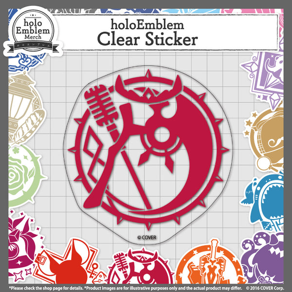 [20240326 - ] "hololive English holoEmblem" Clear Sticker