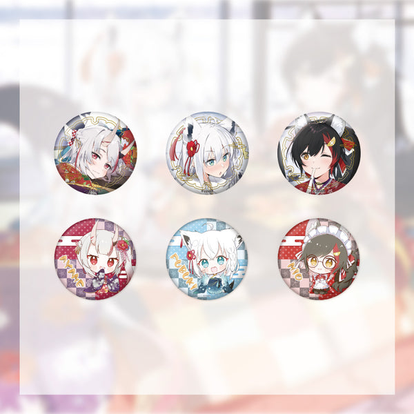 [20231230 - ] "[AyaFubuMi's Laid-Back New Year] Merchandise" Random Jewelry Button Badge