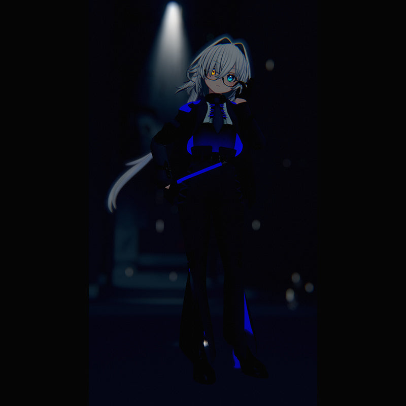 Cyberpunk Blaven Novel Tailcoat for Chise (VRChat) | Geek Jack VR