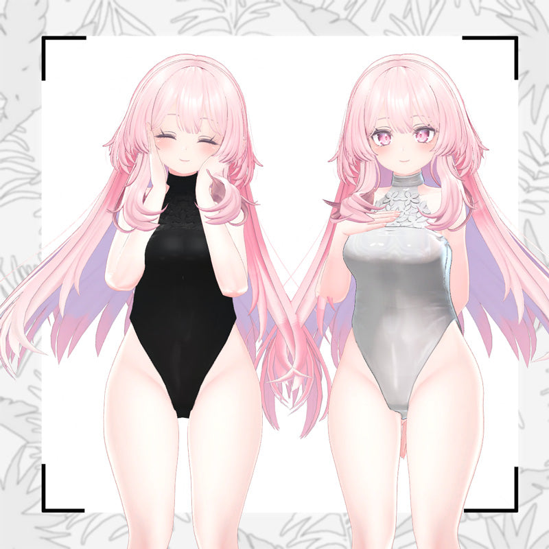 [20241129 - ] "monoTone" 3D Avatar Outfit 5 Avatars Compatibility "One-piece & Swimwear" [Compatible with Shinra/Manuka/Selestia/Sio/Kikyo] (for VRChat)